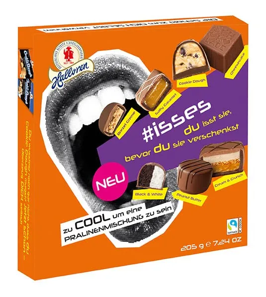 halloren-coole-pralinenmischung-isses-kugeln-205g image 1