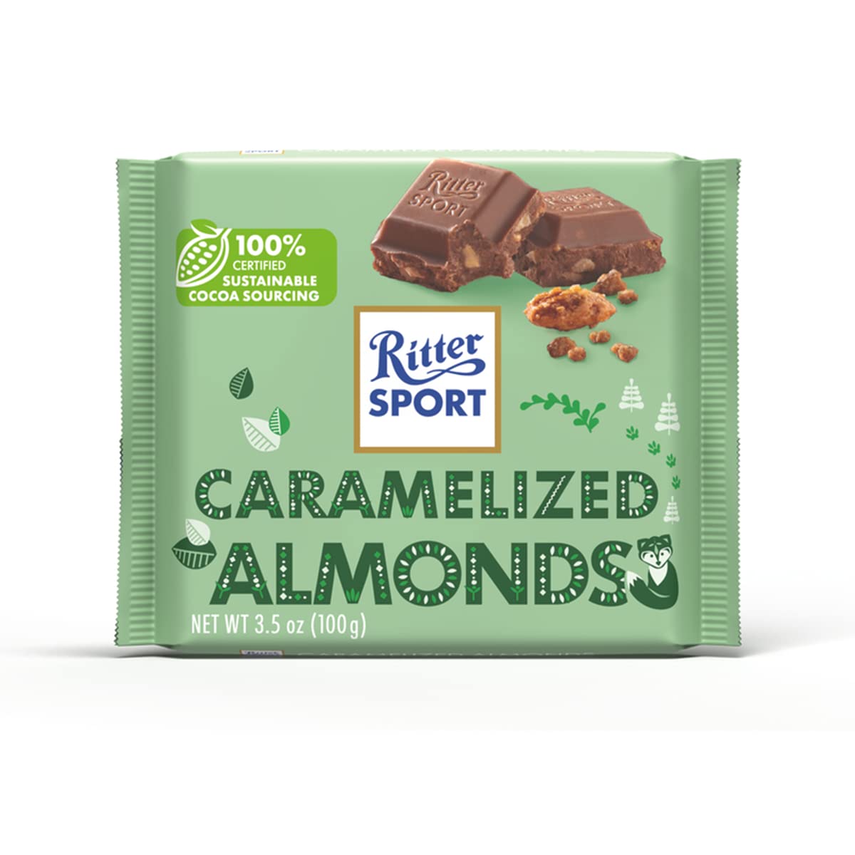 ritter-sport-gebrannte-mandel-vollmilchschokolade-100-g-12er-pack image 3