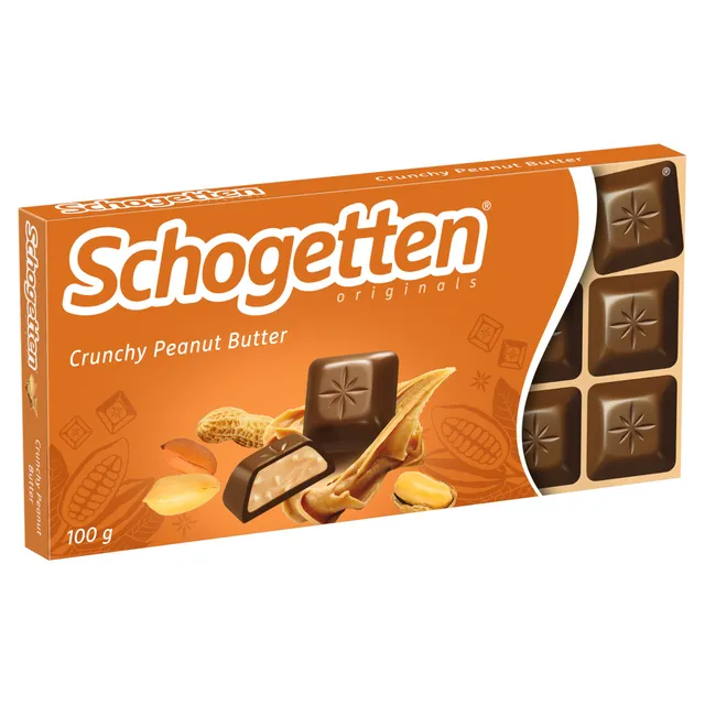 schogetten-crunchy-peanut-butter-schokoladentafel-100g-vollmilch-mit-erdnusscrem image 1