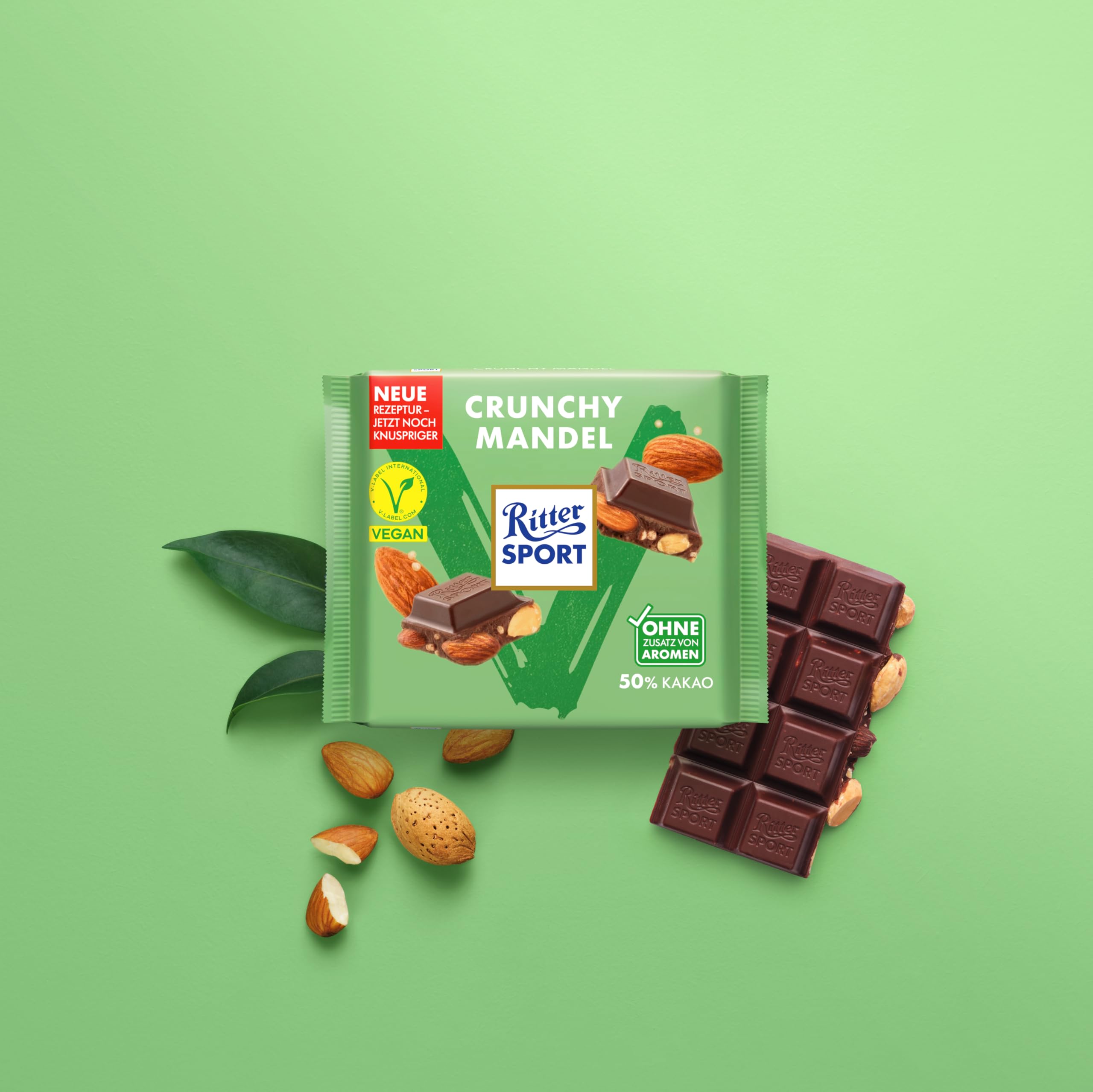 ritter-sport-vegan-crunchy-mandel-10-x-100g image 3