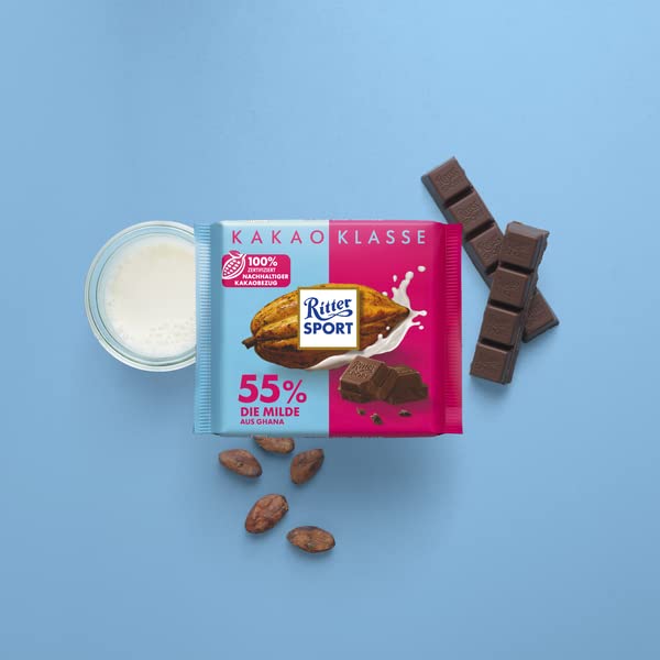 ritter-sport-die-milde-55-aus-ghana-tafel-100g image 5