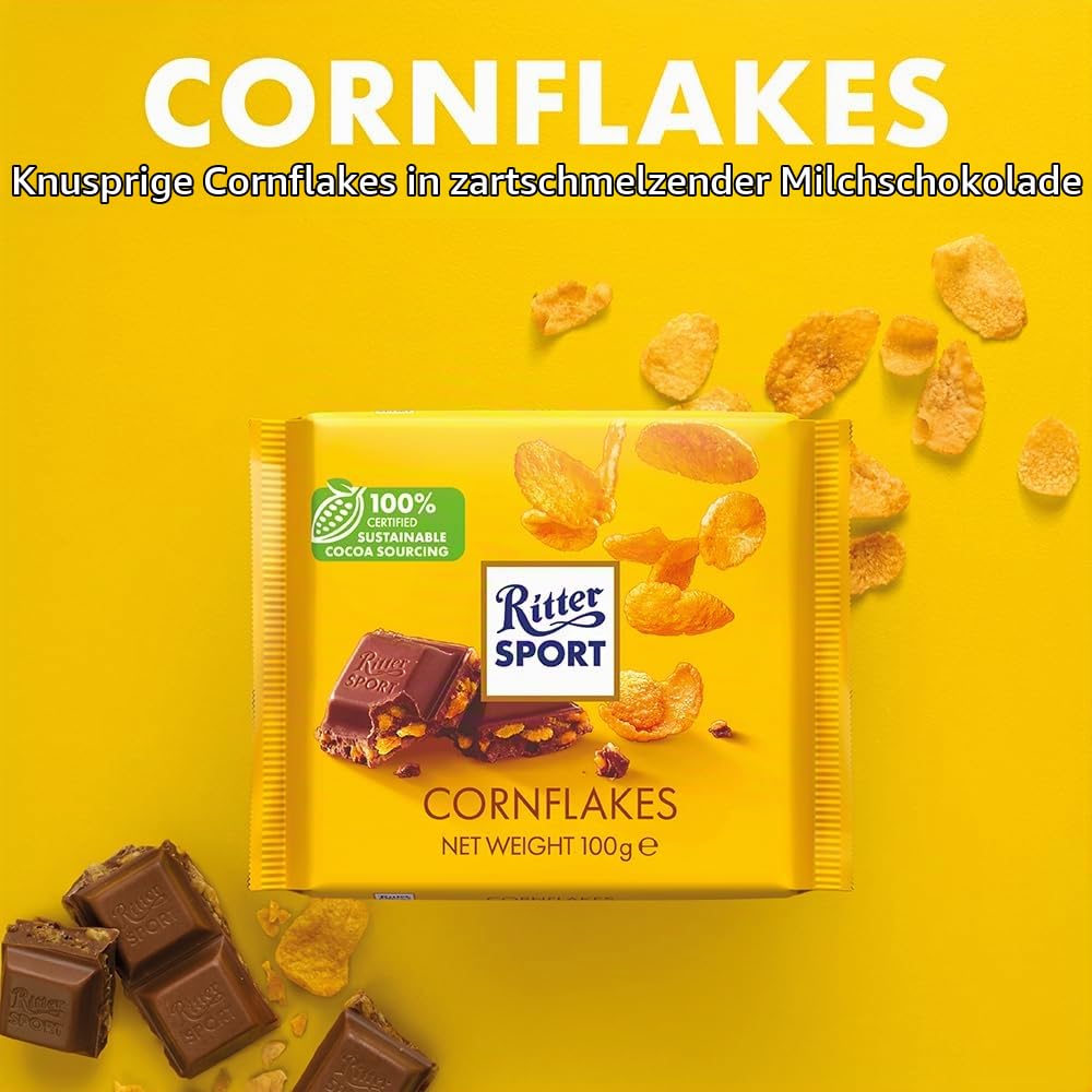 ritter-sport-knusper-flakes-vollmilchschokolade-10-x-100g image 3