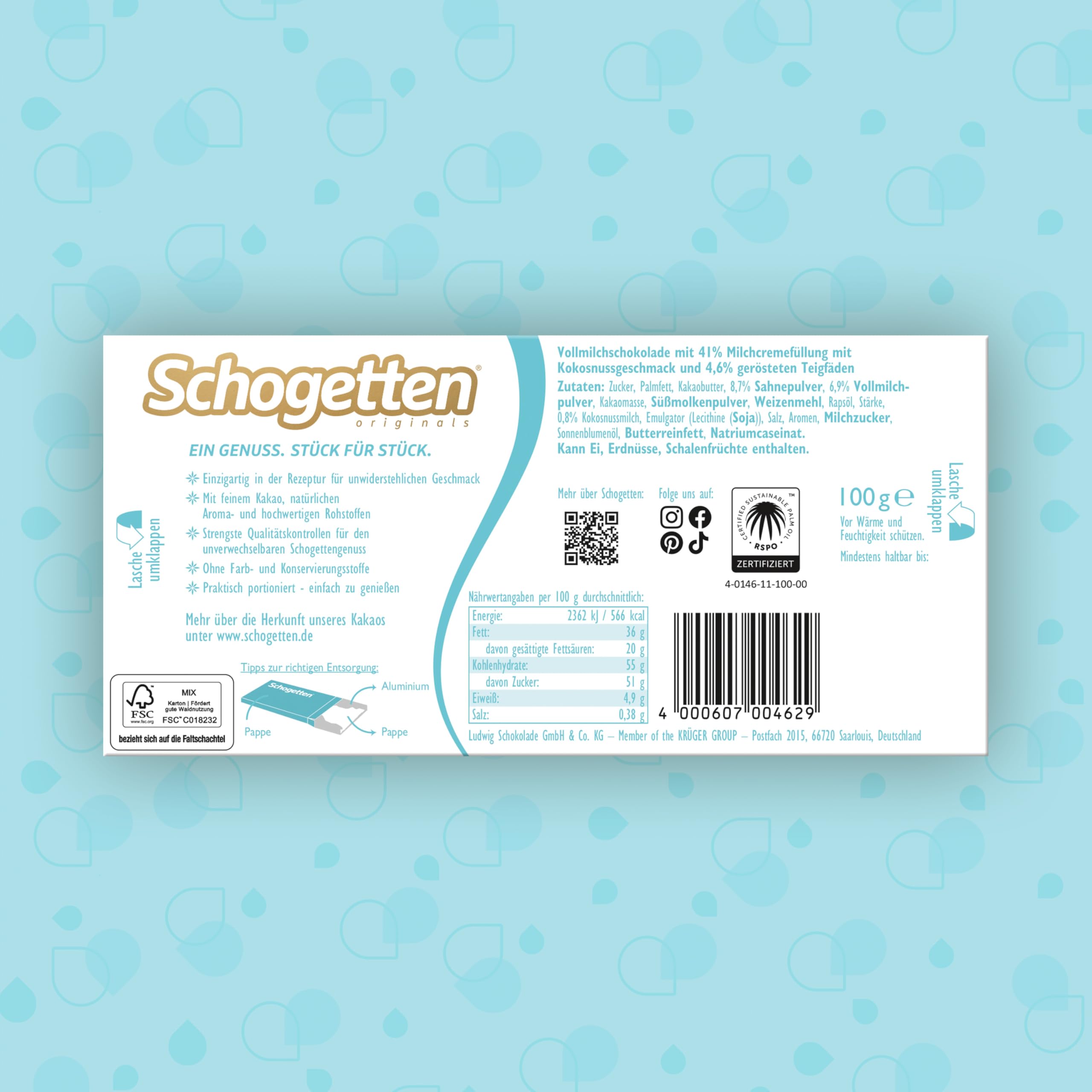 schogetten-kokos-kadayif-crunch-vollmilch-schokoladentafel-100-g image 4