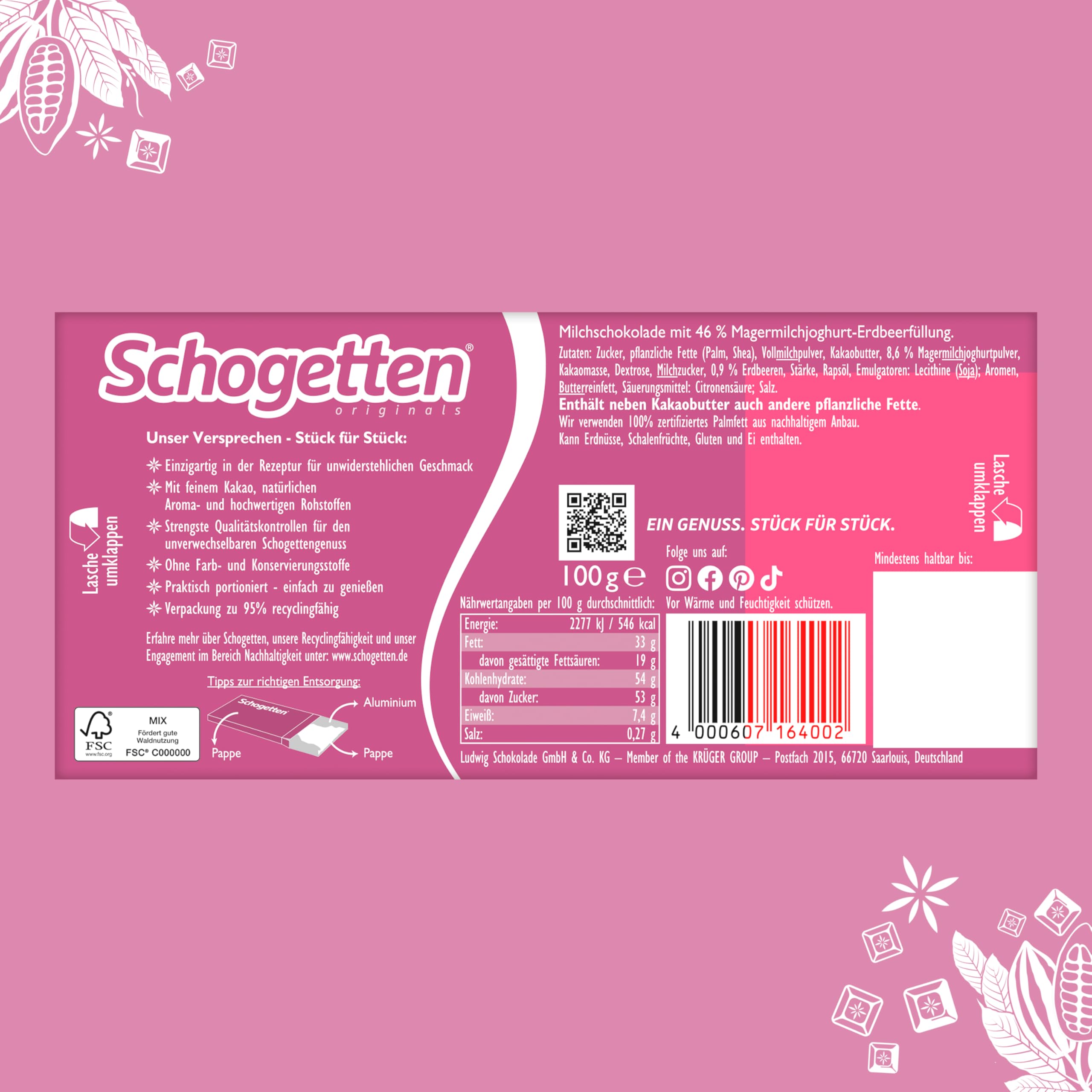 schogetten-joghurt-erdbeer-schokoladentafel-100g image 2