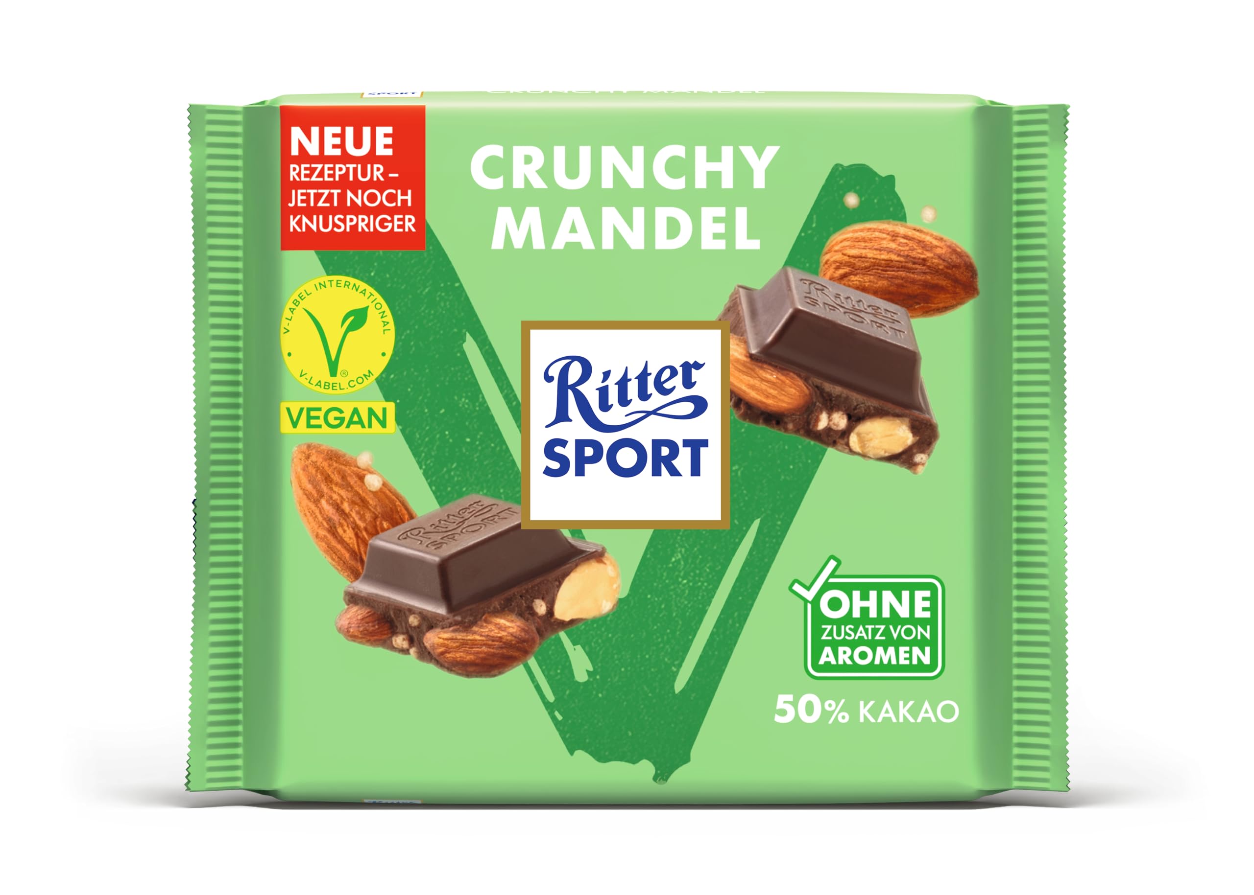 ritter-sport-vegan-crunchy-mandel-10-x-100g image 2