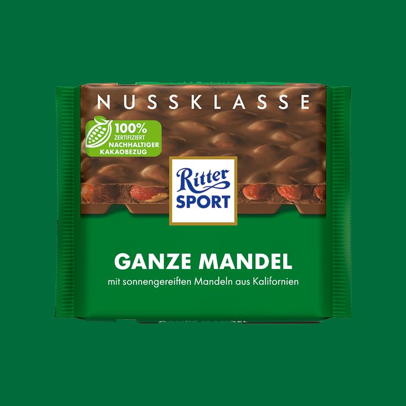 ritter-sport-ganze-mandel-vollmilchschokolade-11-x-100-g image 2