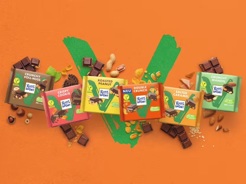 ritter-sport-vegan-double-crunch-10-x-100-g-mit-cornflakes-und-mais image 5