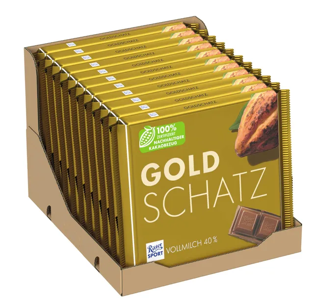 ritter-sport-goldschatz-vollmilch-mit-karamell-11-x-250-g-gro-tafel image 1