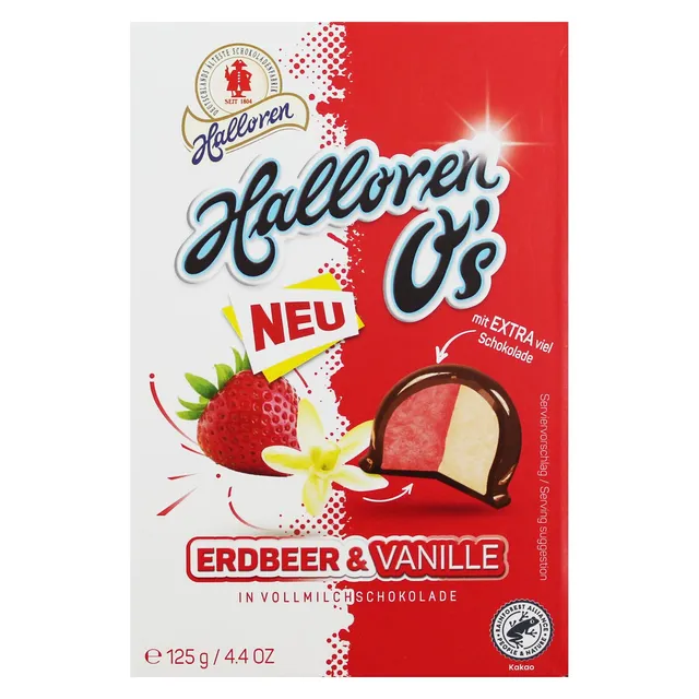halloren-o-s-erdbeer-vanille-schokoladenkugeln-125g image 1