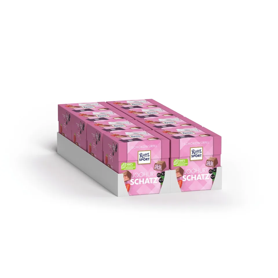 ritter-sport-schokow-rfel-joghurtschatz-8-x-176g image 1