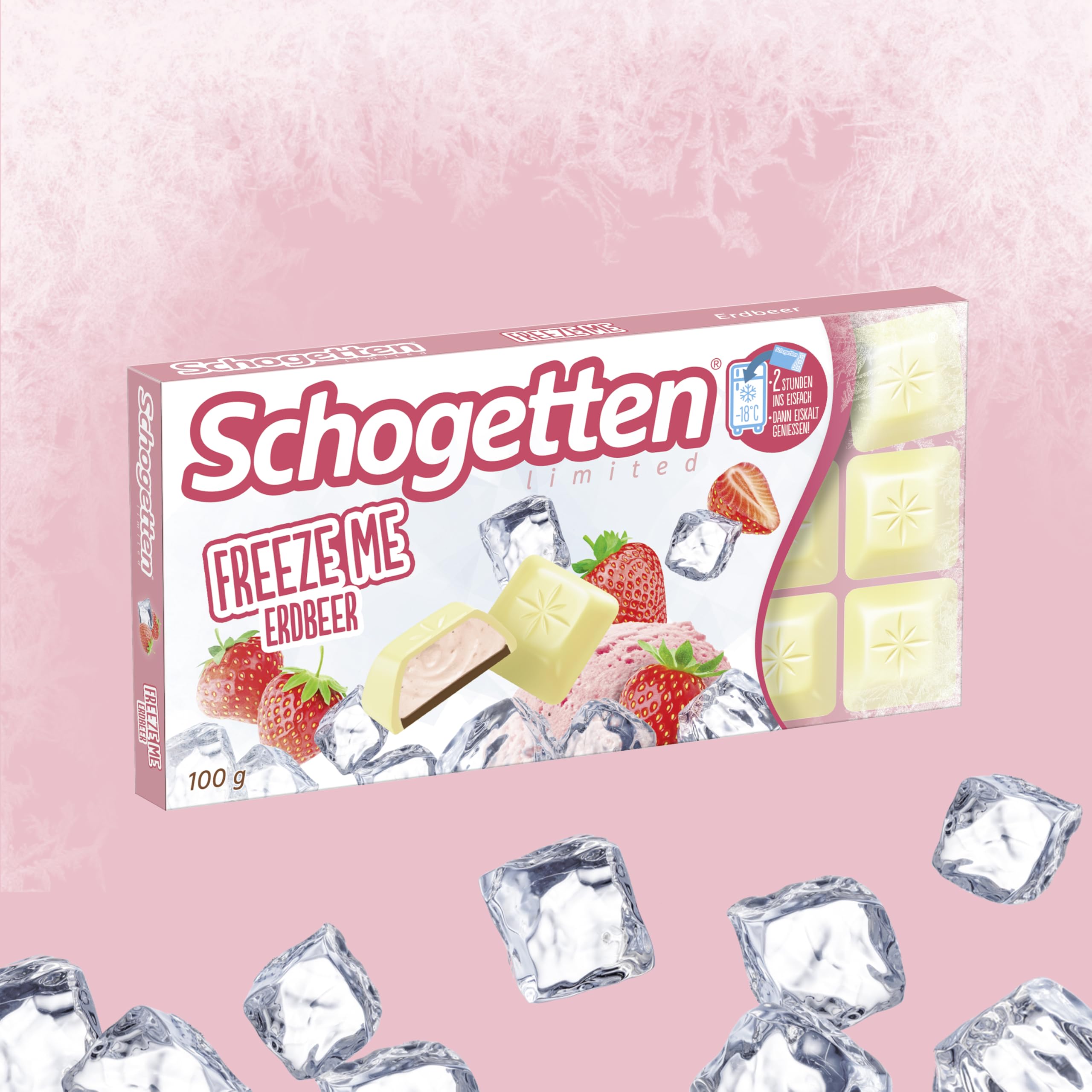 schogetten-freeze-me-erdbeer-schokoladen-tafel-100g-limited-edition image 2