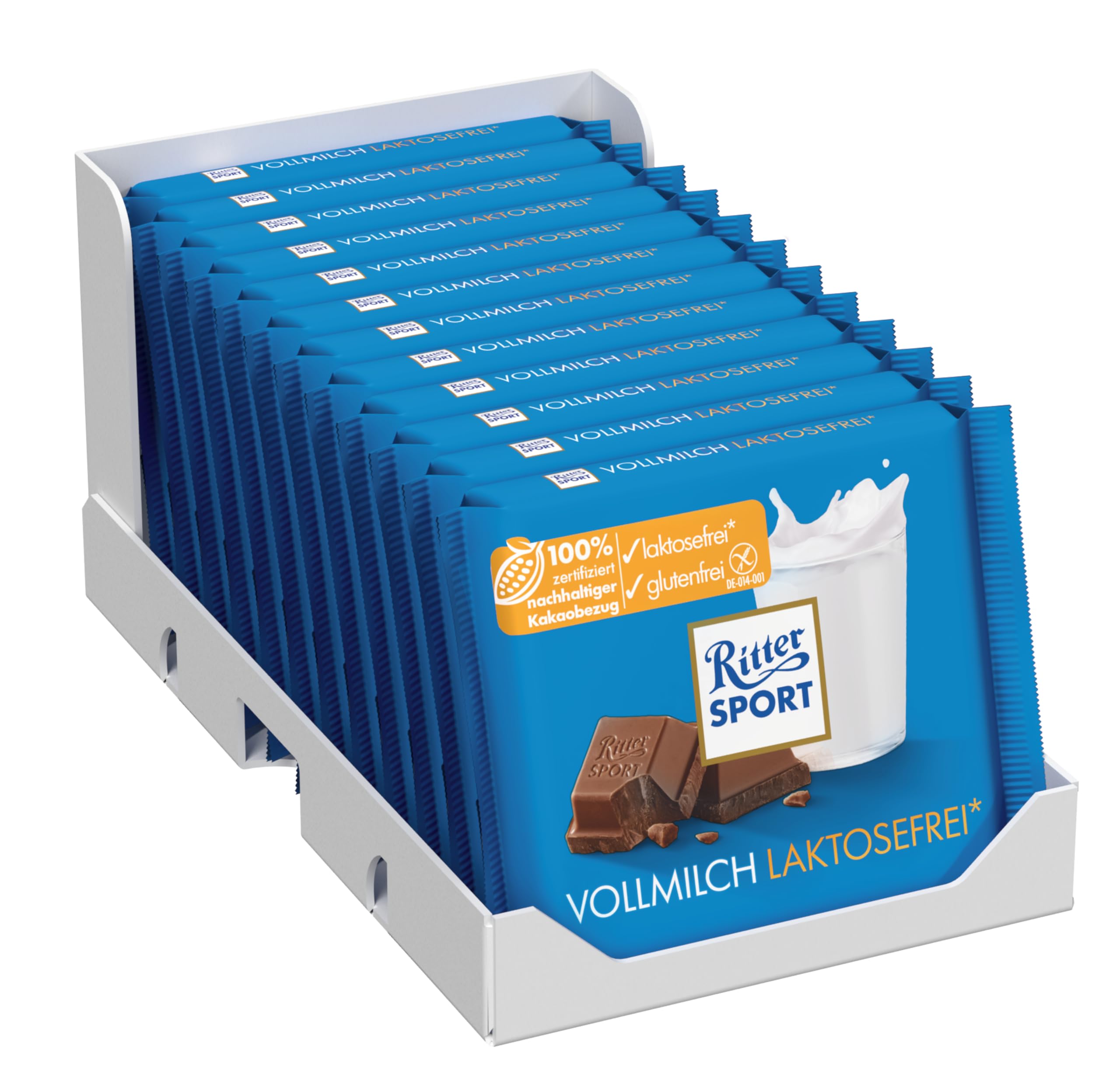 ritter-sport-laktosefrei-vollmilch-tafel-12-x-100-g image 1