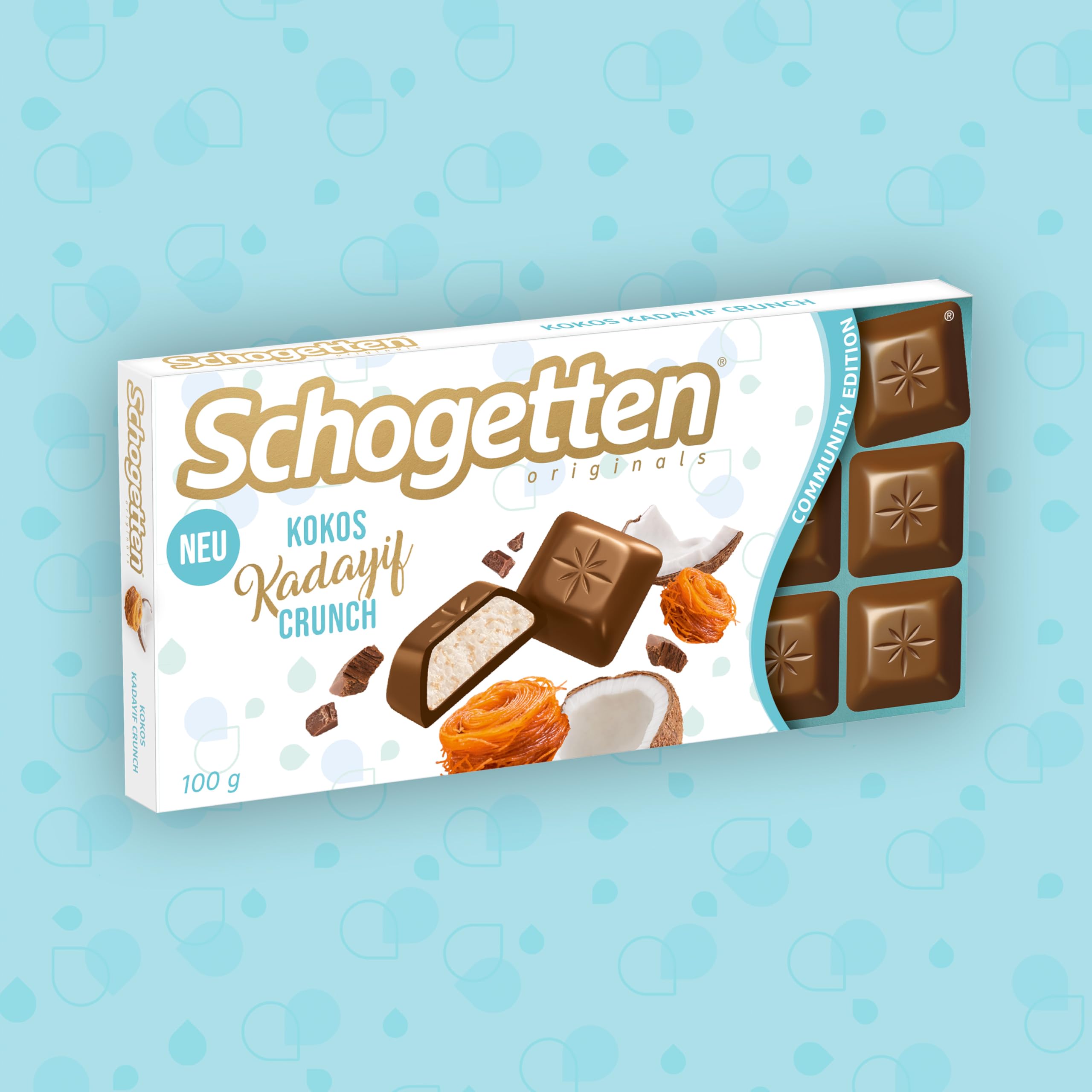 schogetten-kokos-kadayif-crunch-vollmilch-schokoladentafel-100-g image 2