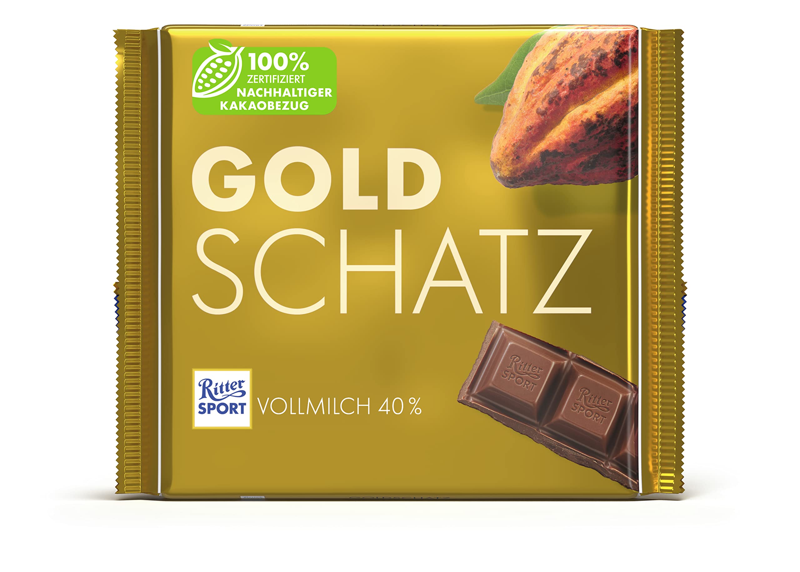 ritter-sport-goldschatz-vollmilch-mit-karamell-11-x-250-g-gro-tafel image 2