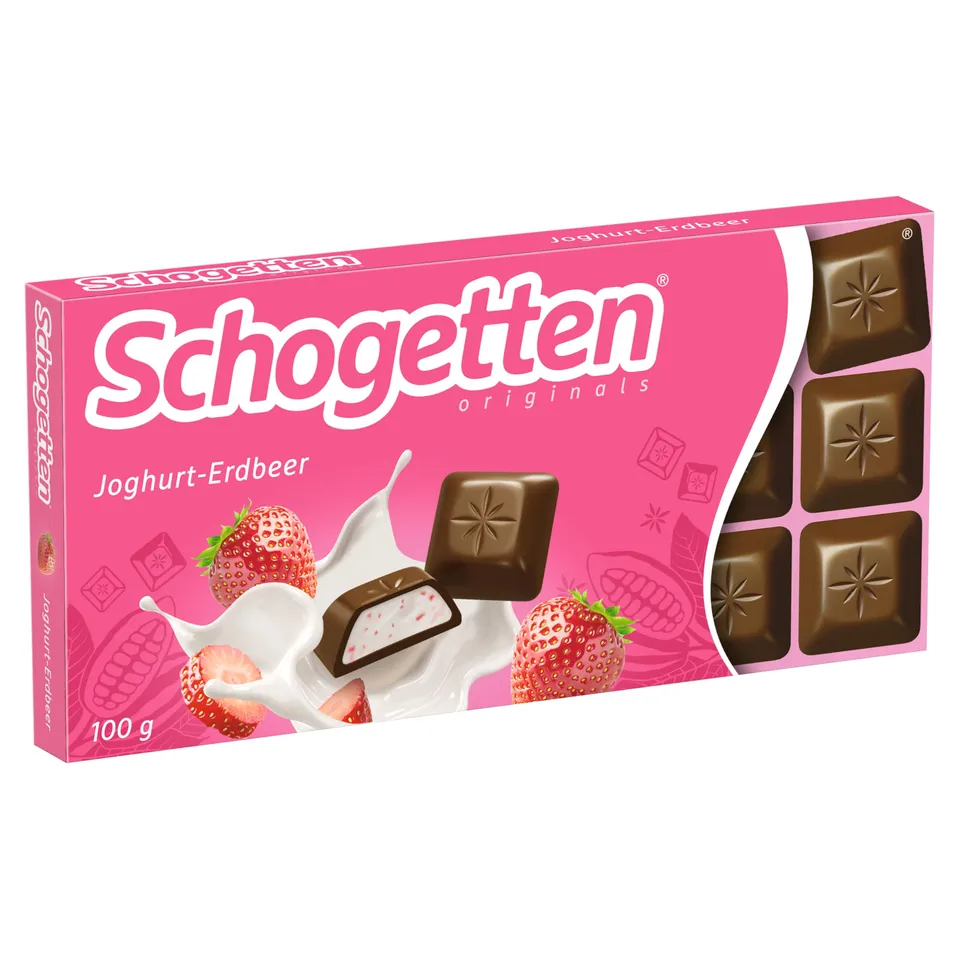 schogetten-joghurt-erdbeer-schokoladentafel-100g image 1