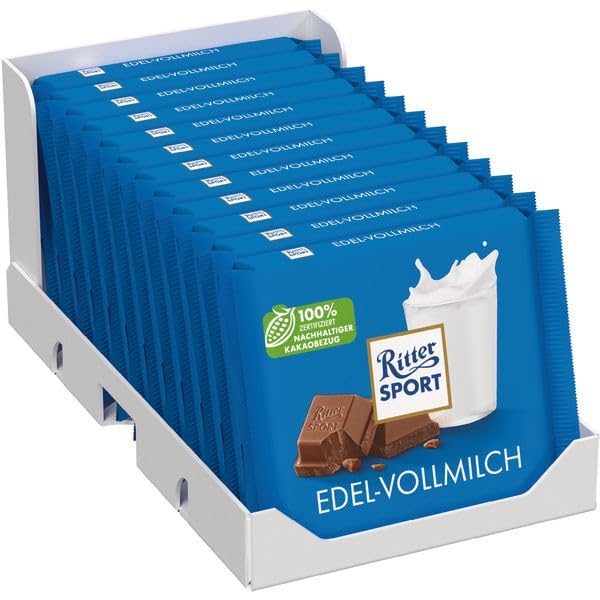 ritter-sport-edel-vollmilch-tafel-12-x-100-g image 1